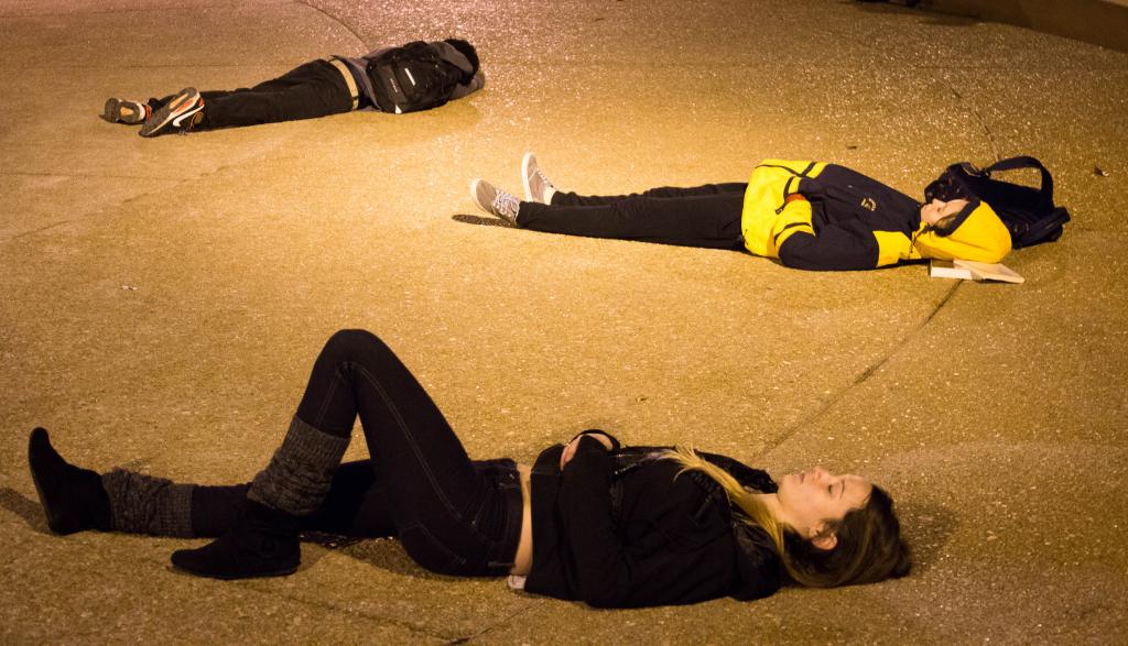 Pestello: SLU's president stressed maintaining a balance between safety and peaceful protesting on campus. Javier Muro de Nadal / Staff Photographer